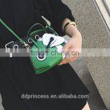 Newest Animal Shape Kids Bag Green Bag Shoulder Hand Casual Cosmetic Bag thumbnail-4