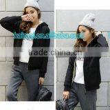 China Wholesale Professional Good Quality Cheap Women Pullover Zipper Hoodies thumbnail-1