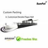 Attractive Heavy-Duty Waxed 7mm Width Flat White Laces for Trekking Walking Hiking Work Cross-Country Shoes - All Size thumbnail-5