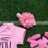 Wholesale Baby Girls Clothing Sets Baby Girl Clothes 2016 Baby Clothes Set Cotton Baby Romper Kids Clothes Baby Outfit thumbnail-2