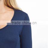 2016 New Maternity Dresses With Navy Blue Maternity Side-Slit Maxi Dress Pretty Women Clothes WD80817-18 thumbnail-4