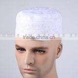 High Quality Customized Islamic Prayer Cap Fashion Cotton Men Muslim Hat Wholesale thumbnail-1
