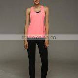 New Design Custom Polyester Light Color Workout Lady Yoga Tank Tops thumbnail-1
