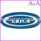 Custom pu Leather Metal Labels / Embossed Rubber Logo thumbnail-4