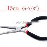 Newest Beading Jewelry Tool 15cm Flat Jewelry Making Long Nose Camp Tapered Pliers Function thumbnail-2