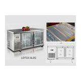 1500x800x800 Restaurant Under Counter Fridge 346L With Two Glass Door thumbnail-1