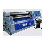 High Precision 4 Roller Bending Machine , Rolling Sheet Metal Become Arc Shape thumbnail-1