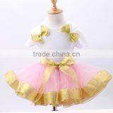 2017 Hot Sell Princess Tutu ,pink Bow-knot Suit , White T-shirt+tutu From 2-7 Years thumbnail-4