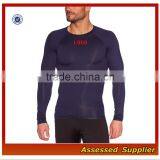 Custom Mens Running Long Sleeve Compression Base Layer Shirts MLL741 thumbnail-2