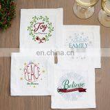 100% Pure Linen Printing Cocktail Napkins for Wedding/Christmas Holiday thumbnail-1