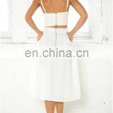 New Fashion A-line Chic Mid-calf Length and High Waist Skirt, Fashion Women Divided Skirt thumbnail-4