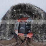 Latest New Mens Winter Fur Collar Thick Padded Down Jacket Leather thumbnail-5