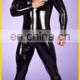 Sexy latex rubber catsuit for men, latex full body catsuit