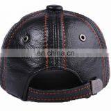 Man Cap Gorras Fishing Hat Outdoor Camping Hiking Baseball Genuine Leather Cap thumbnail-5