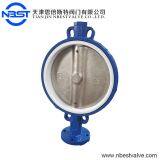 API 509, DIN 3202 Manual Pneumatic Electric Actuator PTFE Seat Butterfly Valve D071F-10Q