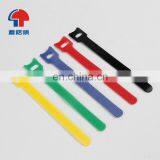 Custom Logo Adjustable Colourful Self Locking Hook and Loop Cable Ties Hook&loop Strap