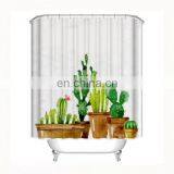 Wholesale Waterproof Curtain Fabric Digital Printing Custom Made Shower Curtain thumbnail-1