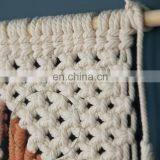 Bohemian Home Decor Hand Made Cotton Macrame Woven Tapestry Wall Hanging Colorful thumbnail-7