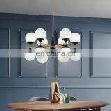 Новый дизайн, современный стиль, диммируемый стеклянный потолочный люстра для гостиной thumbnail-3