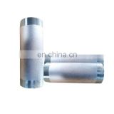 forged carbon steel SCH40 pipe fittings npt male double threaded butt weld swage concentric nipple