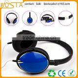 Foldable Retractable Headphone Headset With Optional Mic and Colors thumbnail-1
