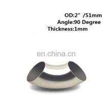 Automobile Exterior Accessories Modified Exhaust Pipe Stainless Steel 90 Degree Exhaust Elbow thumbnail-2