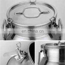 Stainless Steel Aluminum Milk Can Storage Tank for Milk Transport thumbnail-3