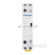 Din Rail Household Ac Contactor 2P 16A 25A 220V/230V 50/60HZ 2NO 2NC 1NO1NC for Household