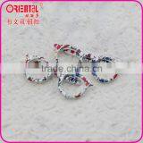 Fashion Glass Brooch With Printed Color thumbnail-1