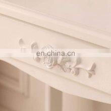 3 Drawers Makeup Dressing Table With Irregular Single Mirror thumbnail-3