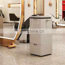 Barbershop Furniture Wooden Shelf Factory Direct Haircut Ark Custom Conference Tables Wooden Storage Corner Cabinet thumbnail-5