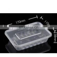 Manufacturer Direct High Qualityh 100% Biodegradable Transparent 500ml650ml 750ml 1000ml 1100ml Disposable Bento Lunch Box thumbnail-1