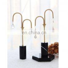 Fashion Marble Jewelry Set Necklace Jewerly Show Bracelet Jewellery Earring Holder Stone Display Stand thumbnail-1