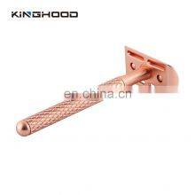 Safety Razor Gold Stainless Steel Double Edge Shaving Razor thumbnail-5