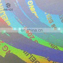 20 Mil Препробитые голографические полиэтиленовые пакеты для ламинирования пропускных карточек с отверстиями thumbnail-3