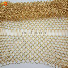 High Strength Stainless Steel Ball Chain Decorative Ring Mesh Curtain thumbnail-3