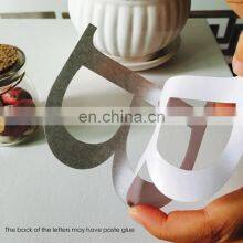 3D DIY Wall Stickers ps Plastic Mirror Wall Sticker Alphabet English Letters Home Decoration Creative Mirror Wall Sticker thumbnail-4