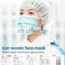 In Stock Non Woven Disposable 3 Layer Medical Surgical Face Mask thumbnail-3