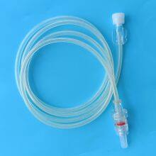 High Pressure 1200psi Braided Medical Plastic Tubing, PU Male Female Luer Connector Extension Tube Connect Pipes Line thumbnail-4