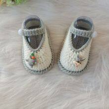 2024 Yanxi Brand Handmade Crocheted Cotton Baby Shoes With High Quality thumbnail-2