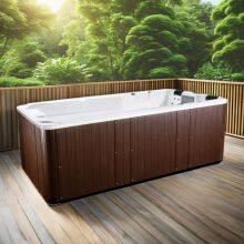 JOYSPA JY8603 Modern Design Endless Swimming Outdoor Spa Large Massage Swim Hotel Balboa Control System 6-Person Hot Tub