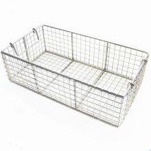 304 316 316L Stainless Steel Woven Wire Mesh Screen Panel Customized Wire Mesh Basket