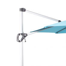 Outdoor 2.5*2.5m Double Roof Umbrella Waterproof With Side Stand thumbnail-3