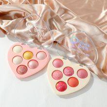 OEM Make up Blusher Bronzer 7 Color Palette Cheek Contourer Highlighter Powder Polvo De Cara thumbnail-3