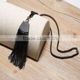 2015 New Products the European and American Fashion Brand Leather Cord Long Necklace thumbnail-1