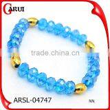 Stainless Steel Jewelry Fashion Yellow Pink Crystal Bead Bracelet thumbnail-6