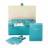 Classic Travel Wallet Passport Holder Luggage Tag Sets thumbnail-1