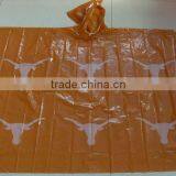 PE PVC Plastic Hooded Waterproof Poncho thumbnail-4