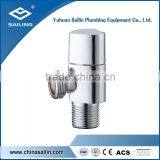 A7105 Brass Forged Chrome Plated Angle Valve With Heart Handle