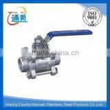 Casting Female Threaded CF8M 3 Piece Bsp Ball Valve Supplier's Choice thumbnail-2